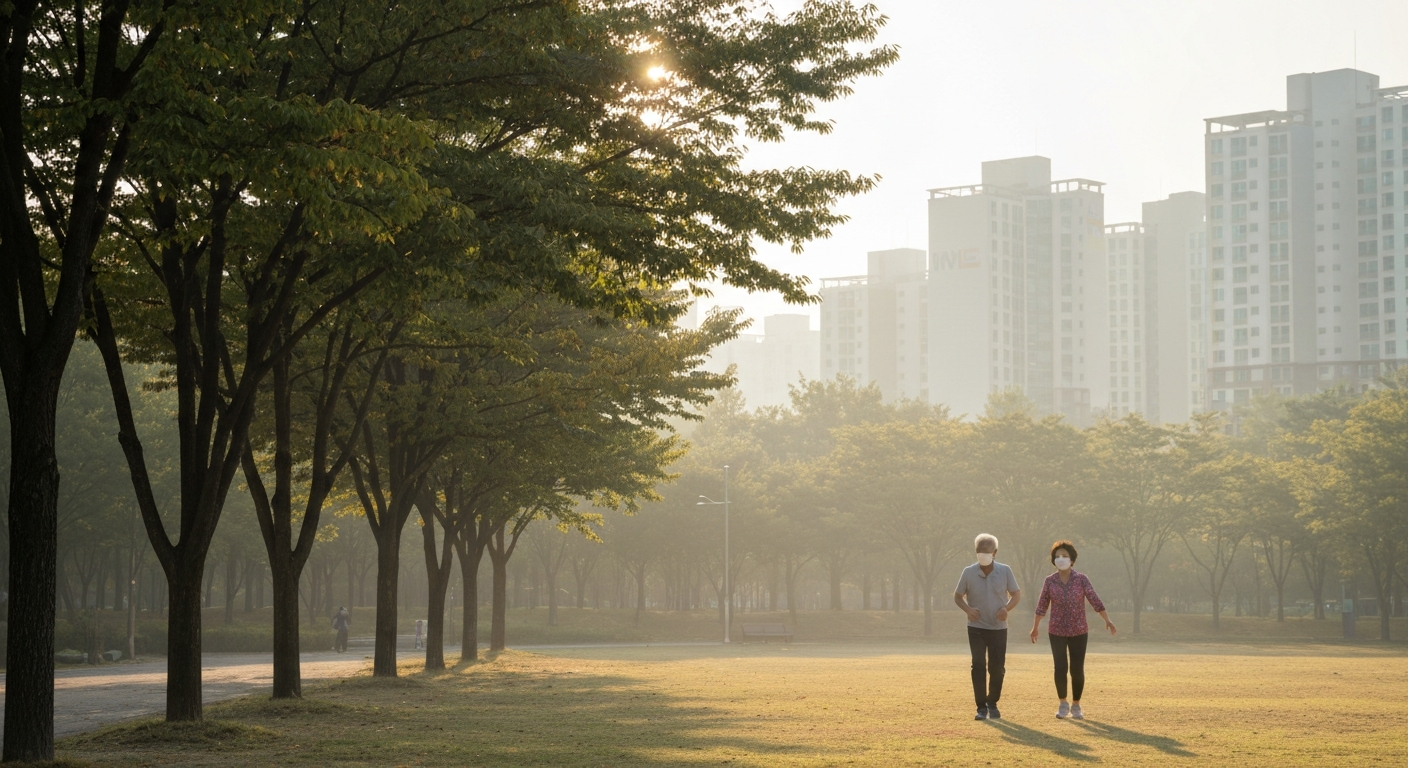 김포시, 퇴직 후 건강 관리 투자 강조…미세먼지 주의
